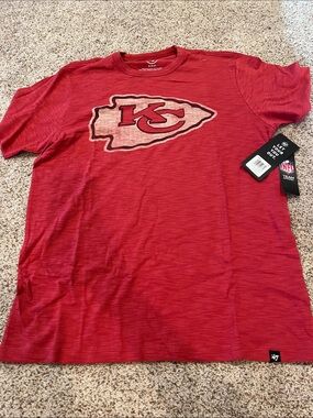 '47 Kansas City Chiefs Red Short Sleeve Logo Tee